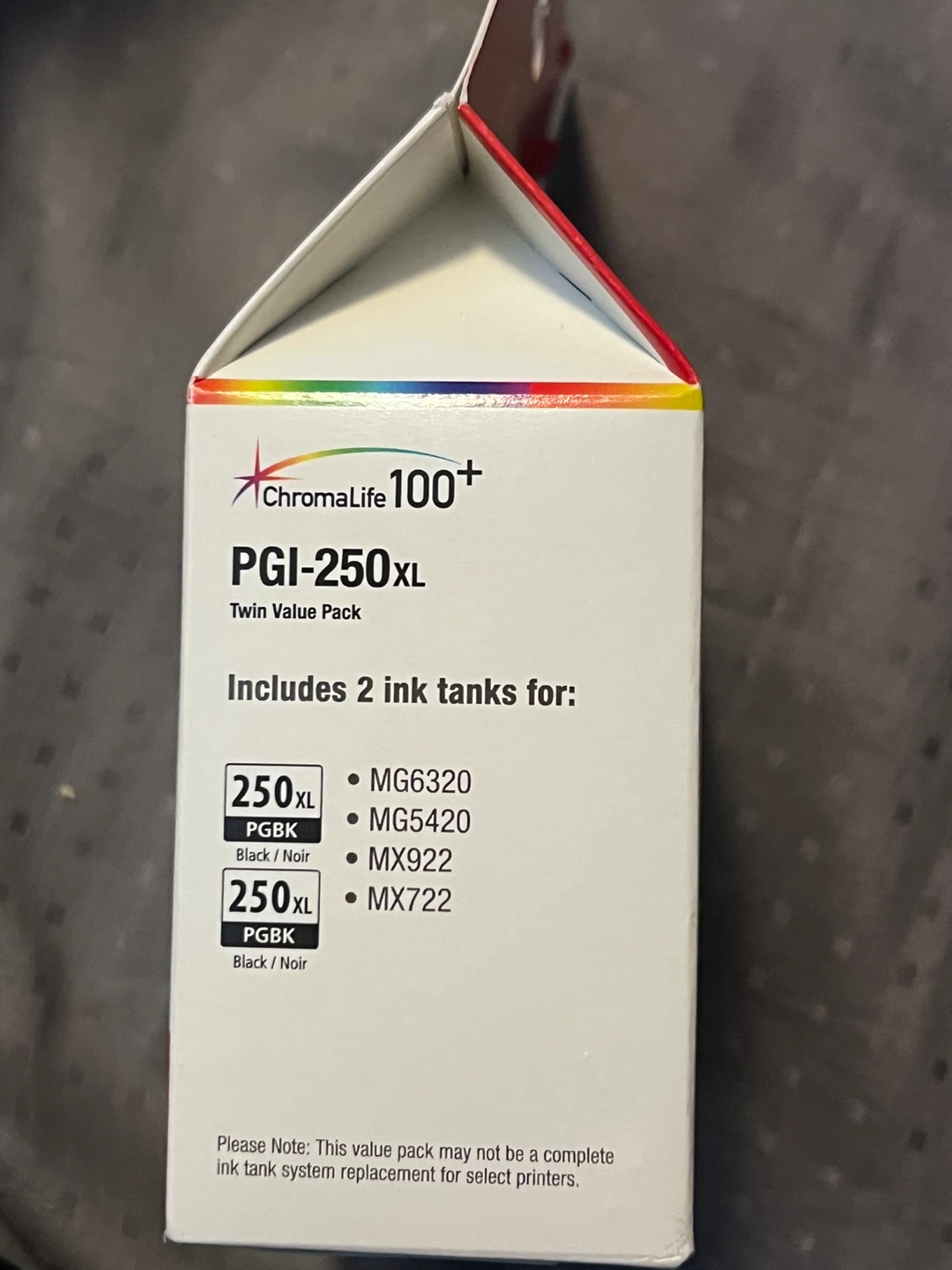 Canon PGI-250 XL Black Ink Cartridge Twin Pack - NEW - photo 3