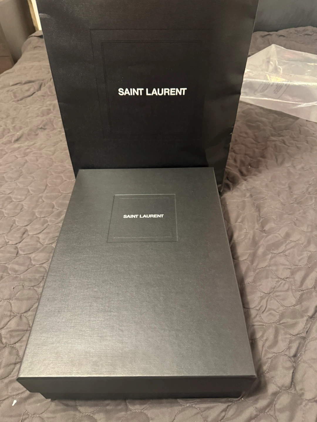 Saint Laurent Black Hoodie - New with Box
