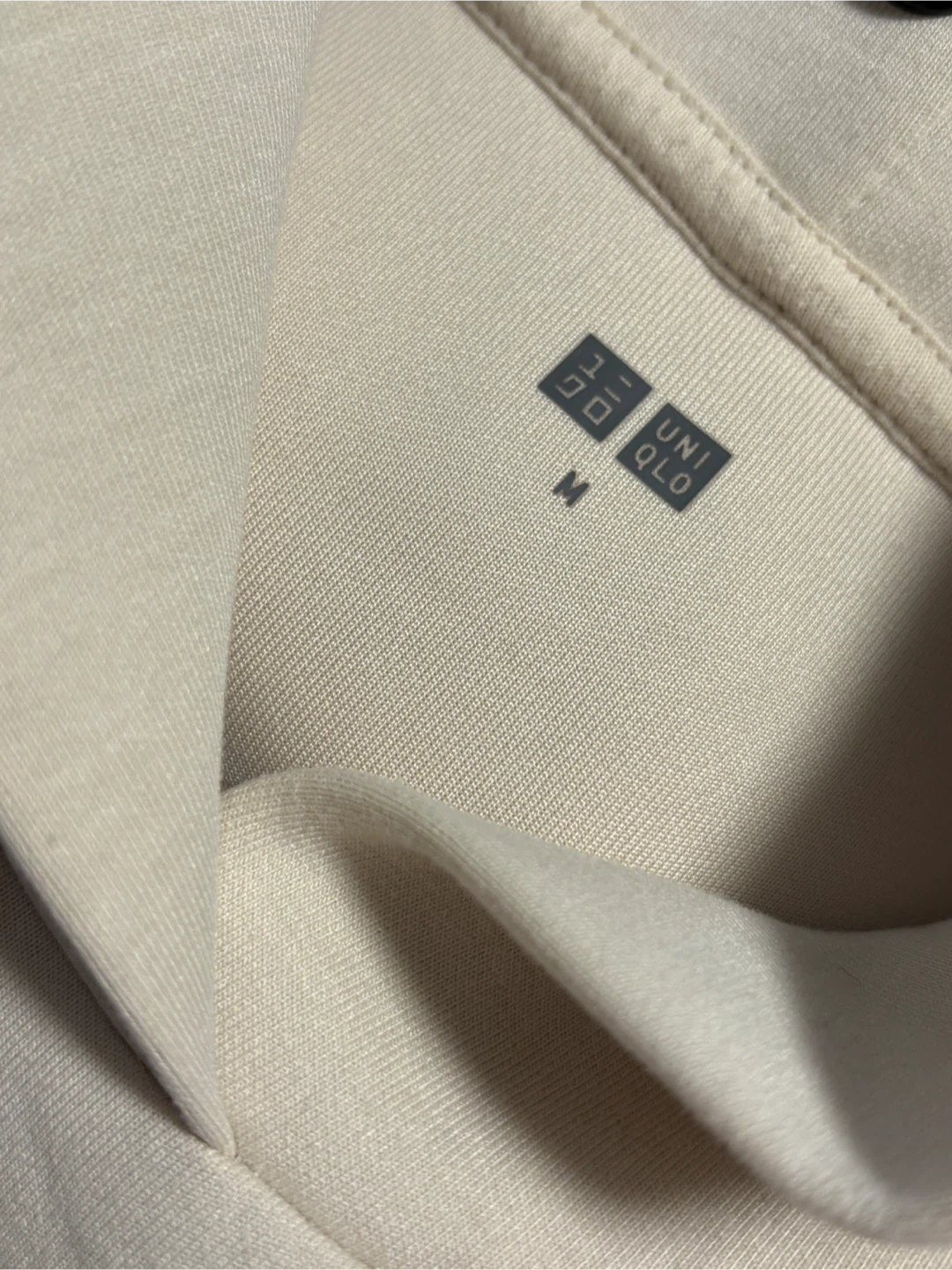 Uniqlo Beige Hoodie - Size M