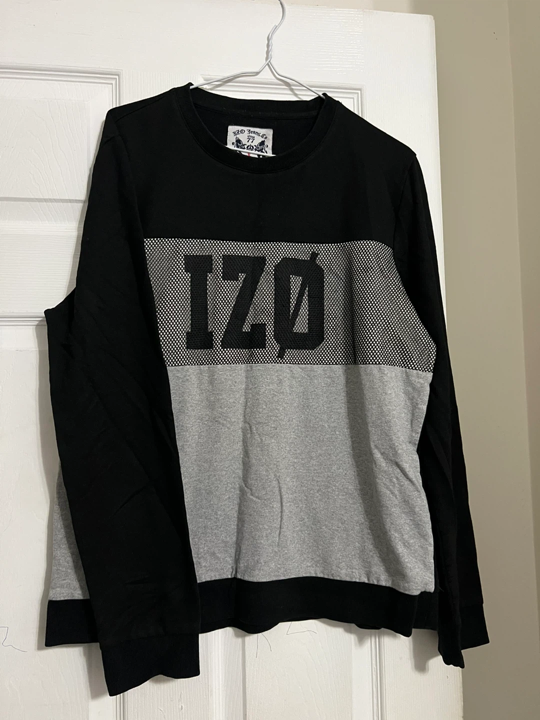 IZO Jeans Co. Black/Grey Long Sleeve Shirt