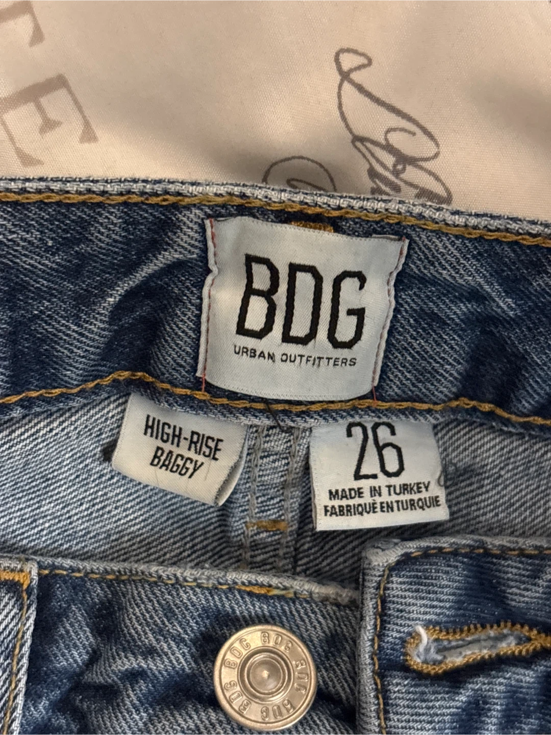 BDG High -waisted jeans