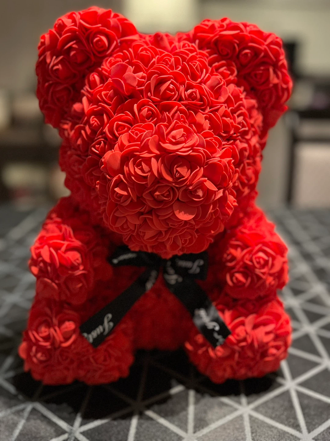 Red Rose Teddy Bear - 13 inches - photo 2