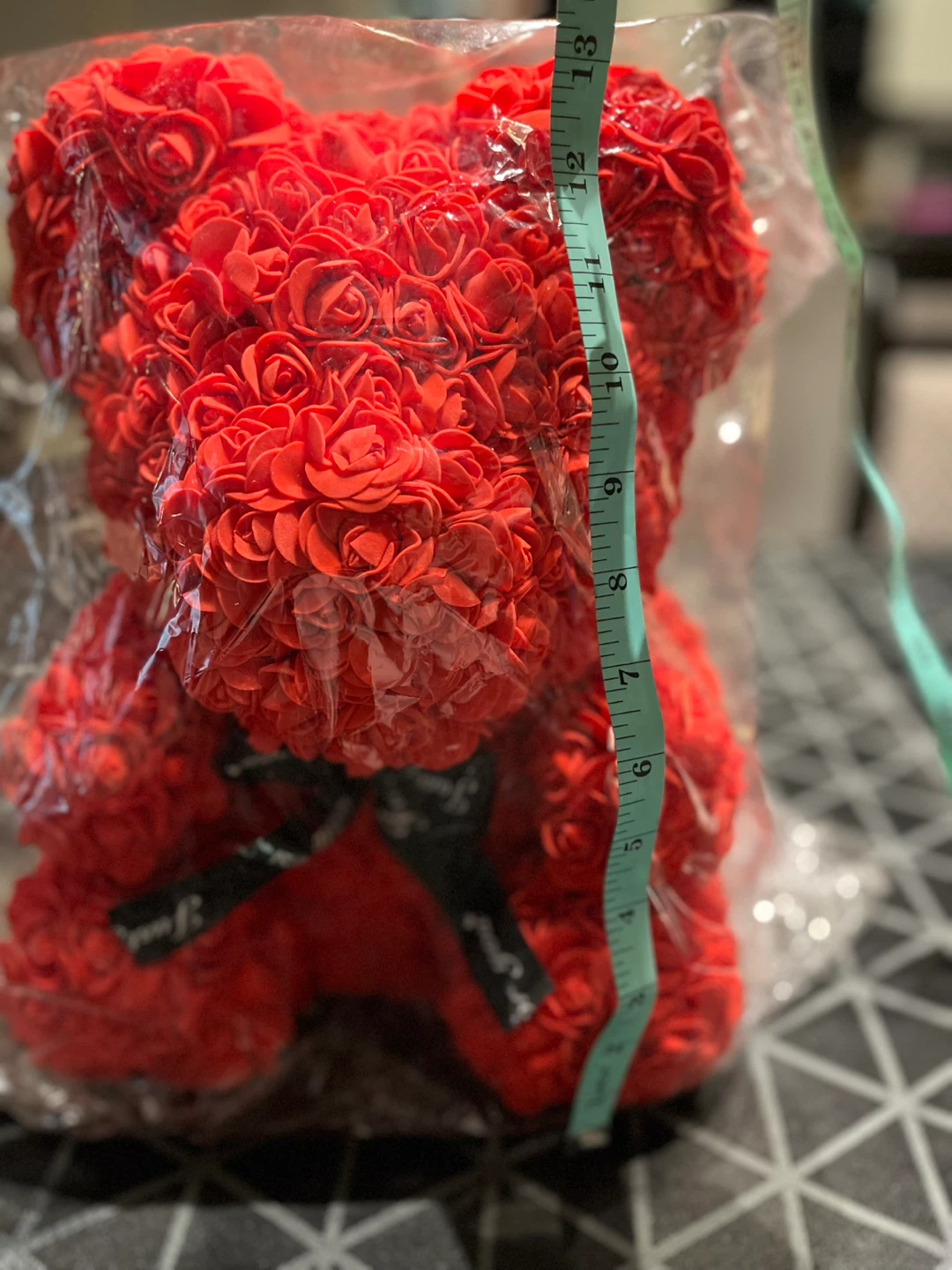 Red Rose Teddy Bear - 13 inches - photo 3