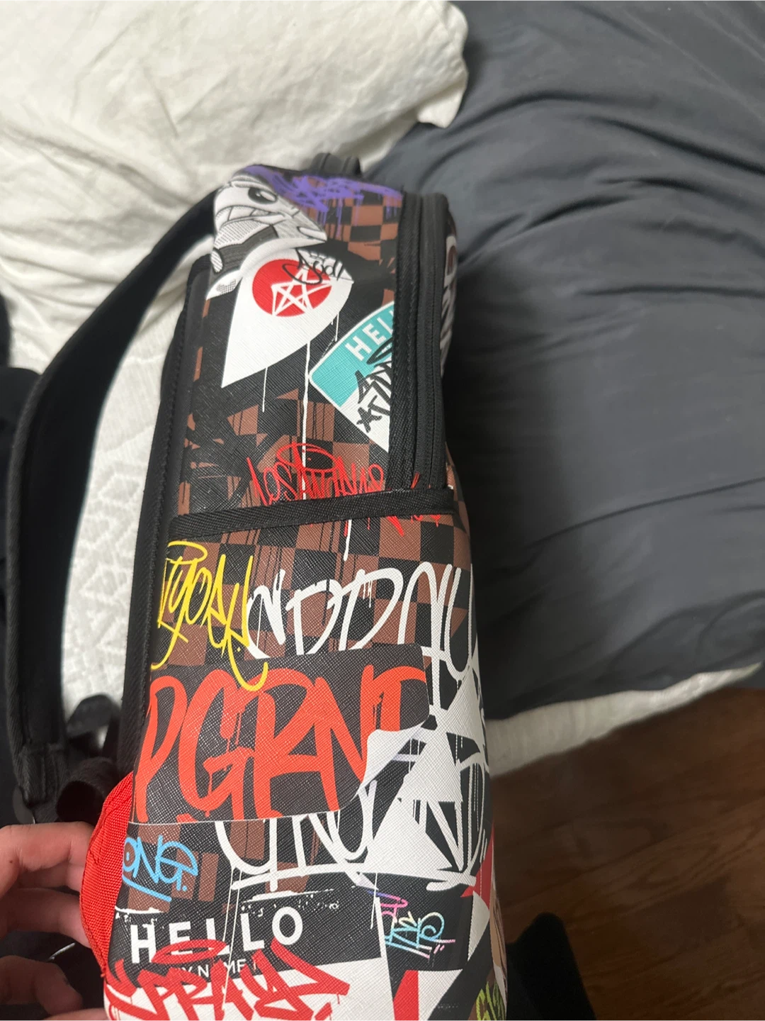 Sprayground Tagged Up Sharks In Paris Backpack - photo 4