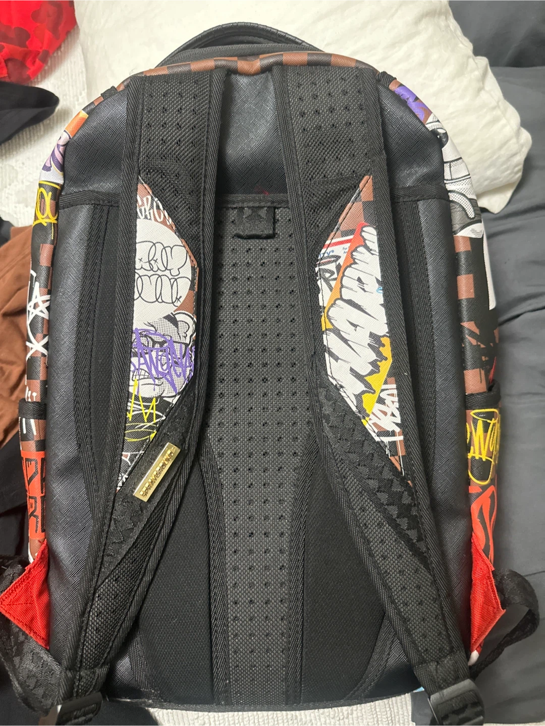 Sprayground Tagged Up Sharks In Paris Backpack - photo 5