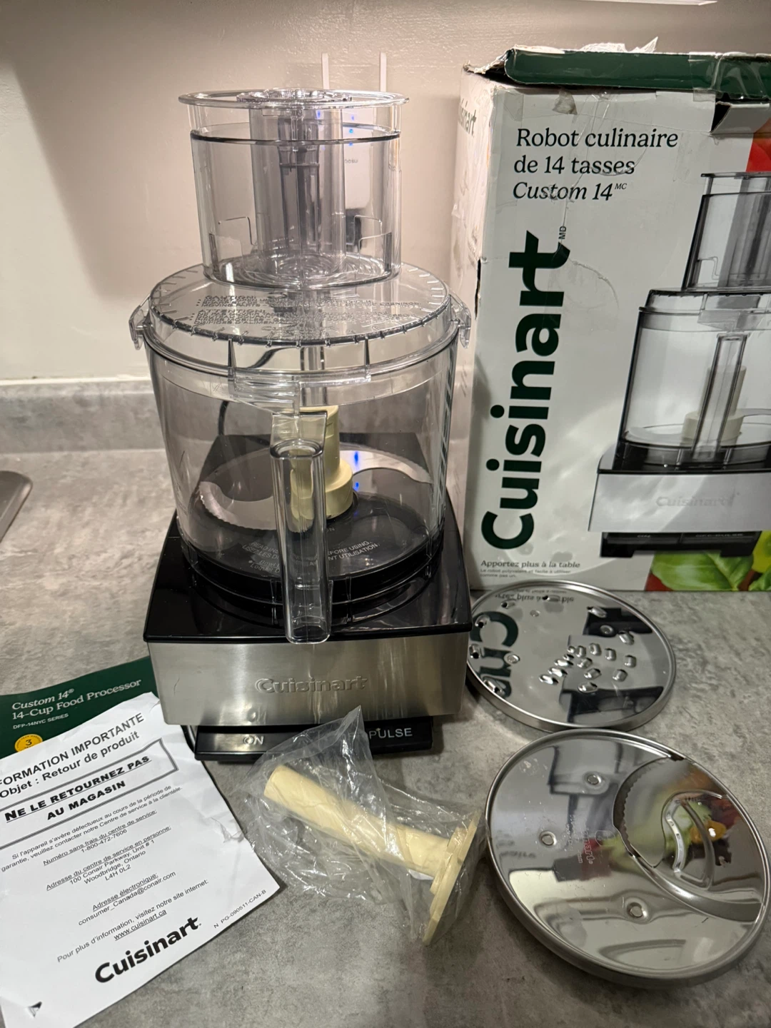 Cuisinart Food Processor 14-Cup, Stainless Steel