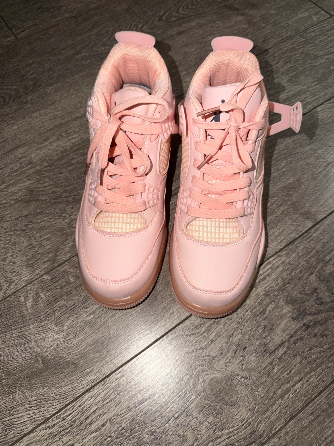 Jordan 4 Retro 'Blank Canvas' Sneakers - Size 7