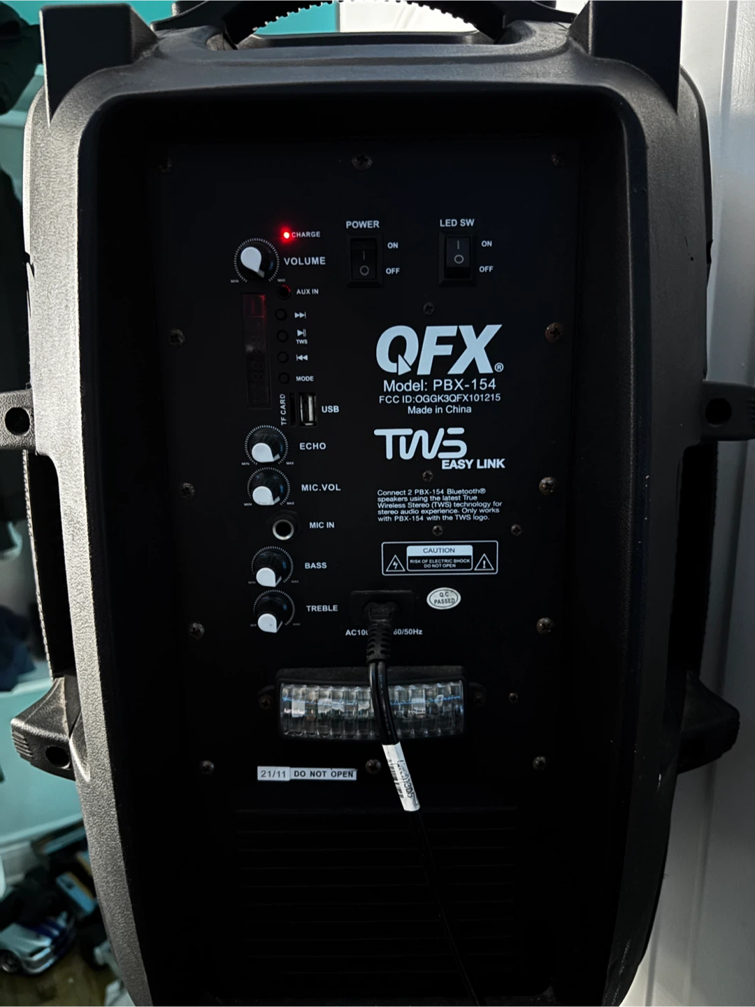 QFX PBX-154 Bluetooth Speaker - photo 4