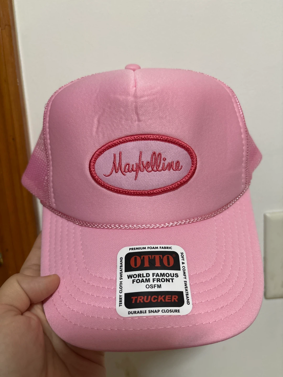 Maybelline x Otto Pink Trucker Hat OSFM