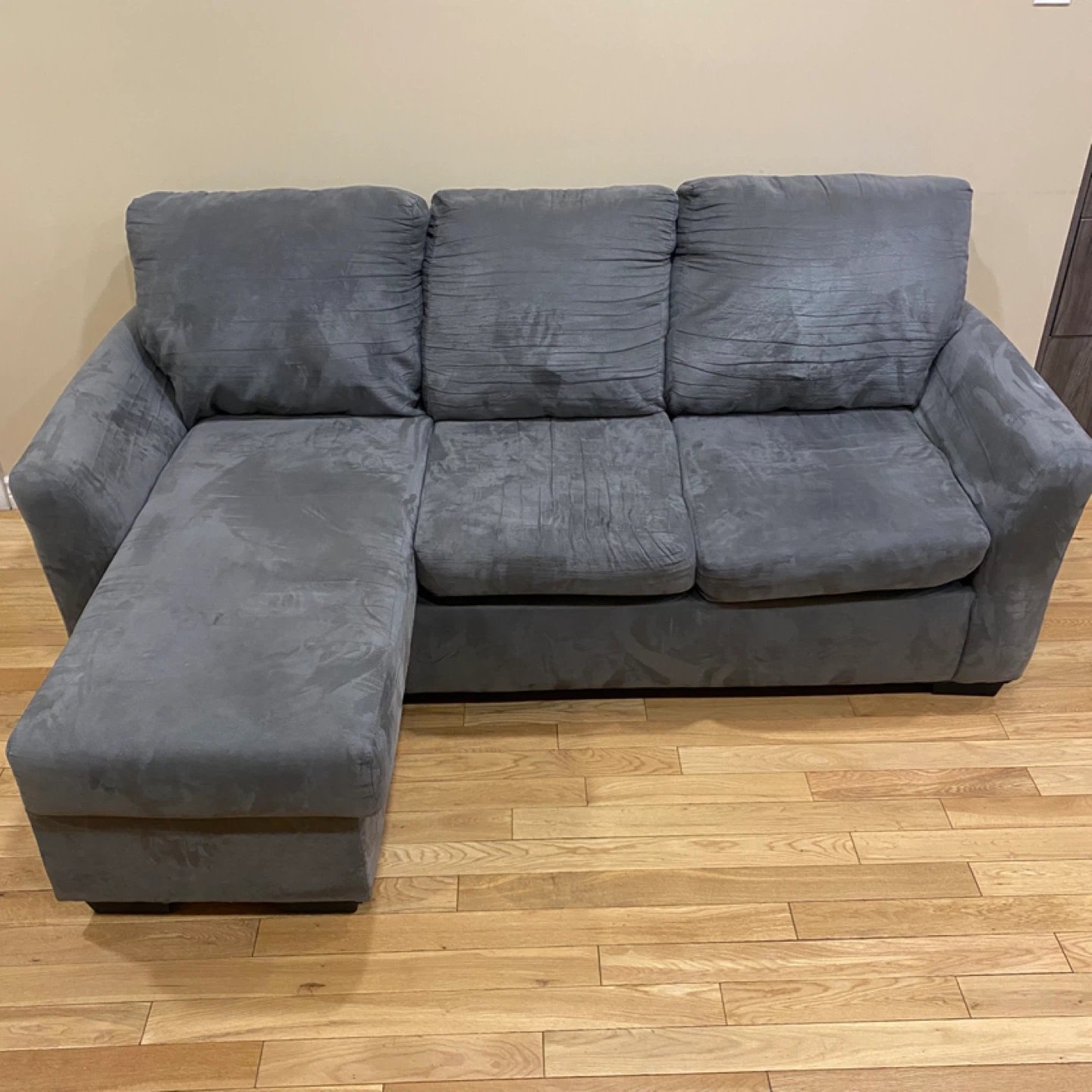 Modern Grey Sectional Sofa with Reversible Chaise (CAN DELIVER) - photo 5