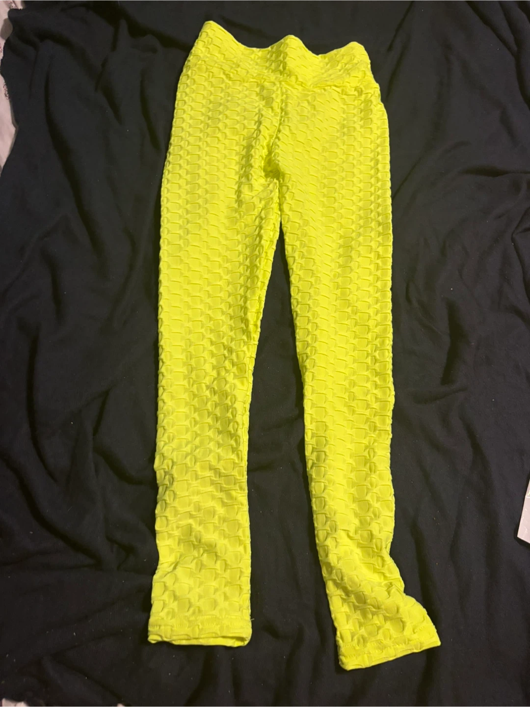 Neon Yellow Tik Tok Leggings
