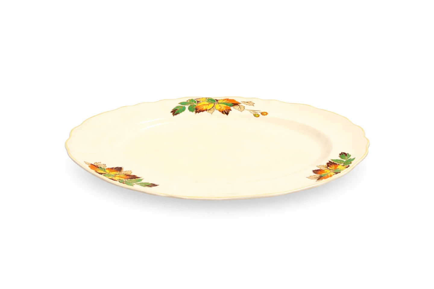 Sunshine “Regd Sol 39142” England Leaf Platter, c. 1930-1950s - photo 3