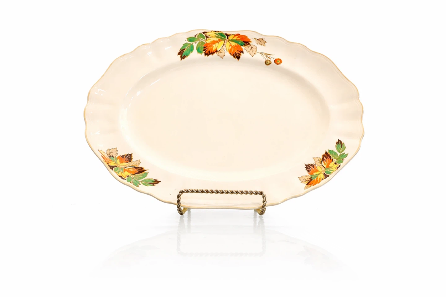 Sunshine “Regd Sol 39142” England Leaf Platter, c. 1930-1950s - photo 2
