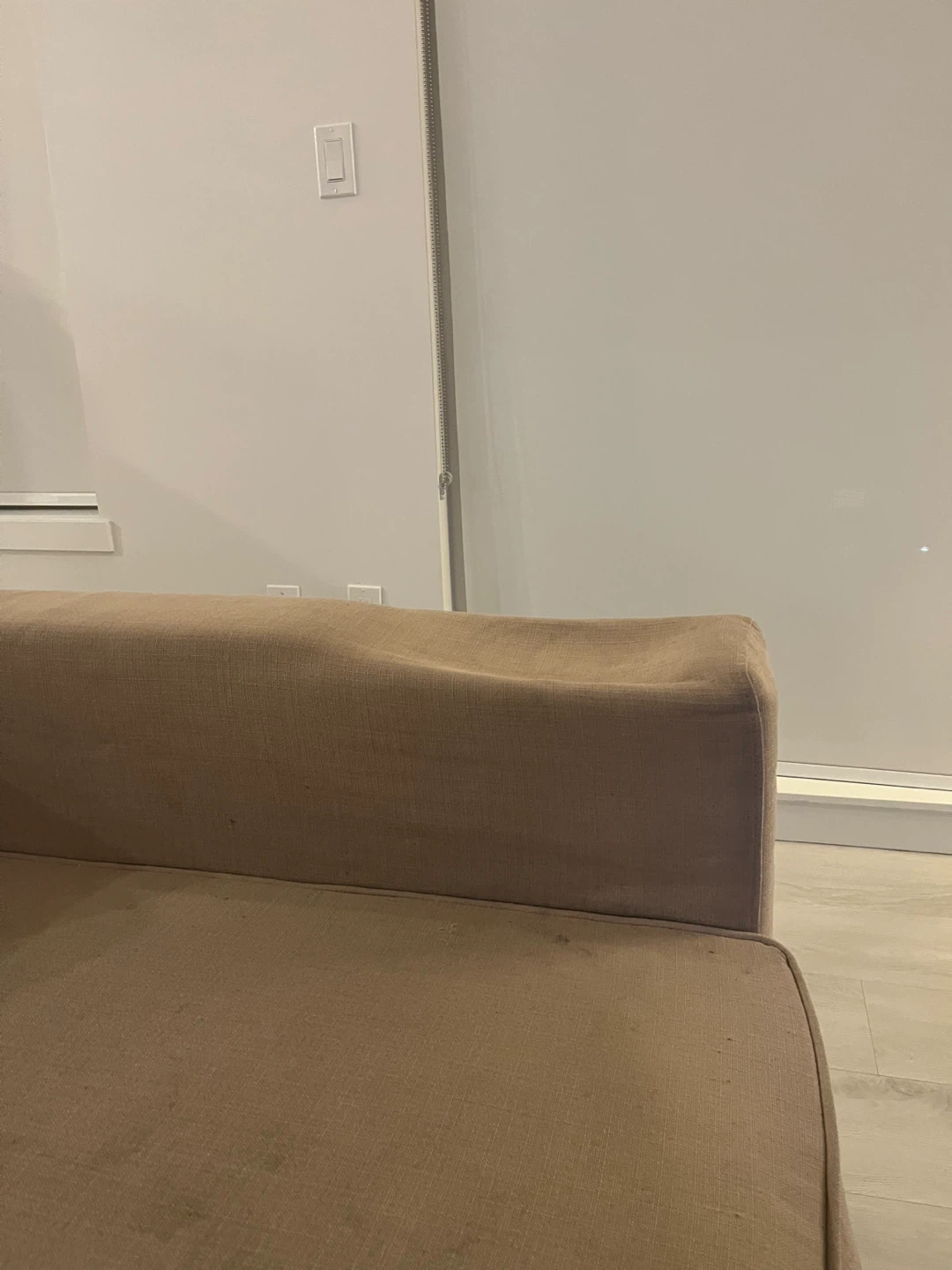 Beige Sectional Sofa with Pull-Out Bed - photo 3