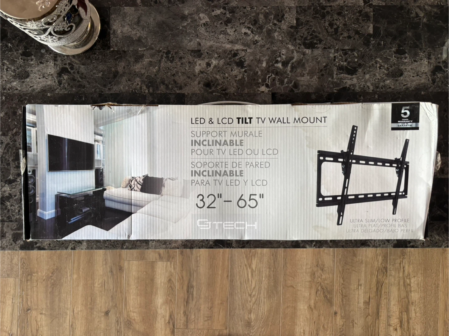 CJ Tech LED/LCD Tilt TV Wall Mount 32"-65"