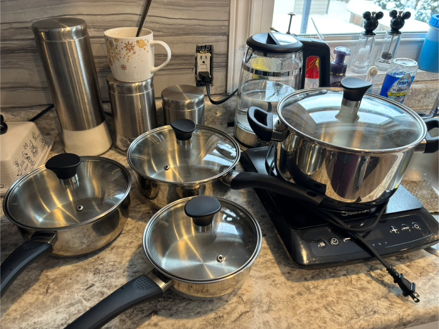 Stainless Steel Cookware Set with Induction Cooktop - photo 4