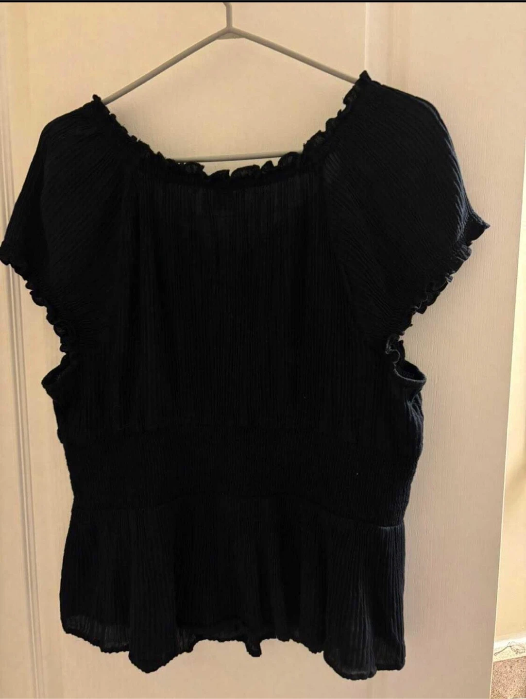 Old Navy Black Peplum Top - XL - photo 2