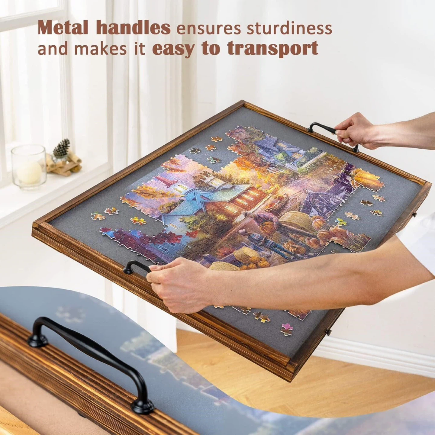 Tektalk Jigsaw Puzzle Board with Handles - photo 2
