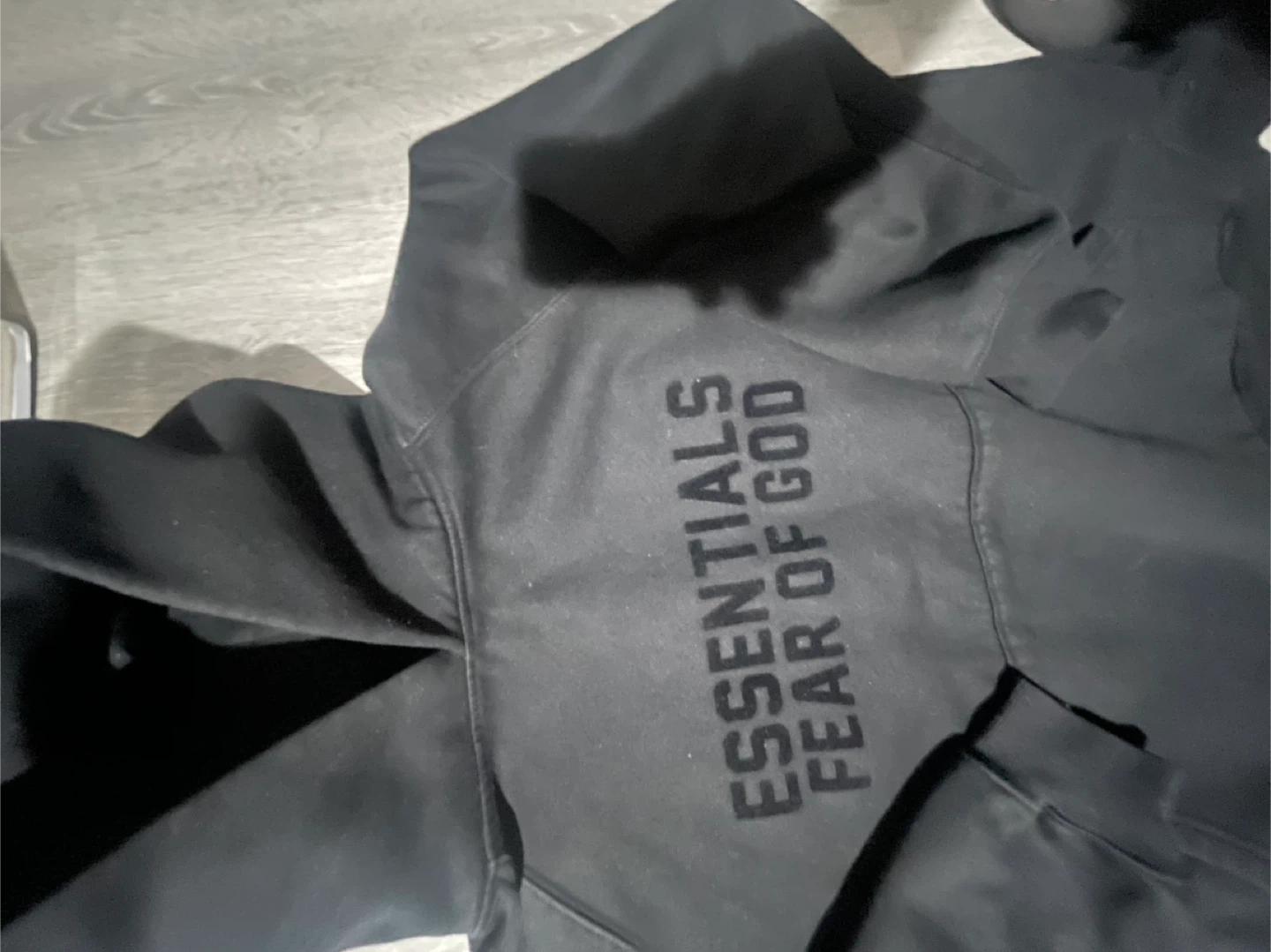 Essentials Fear of God Black Hoodie - photo 2