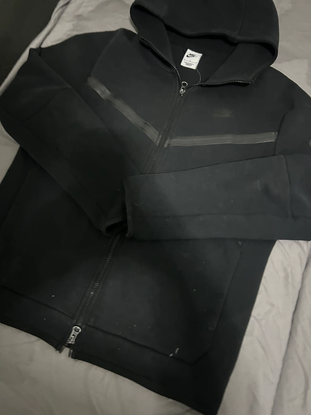Nike Tech Fleece Black Hoodie - photo 5