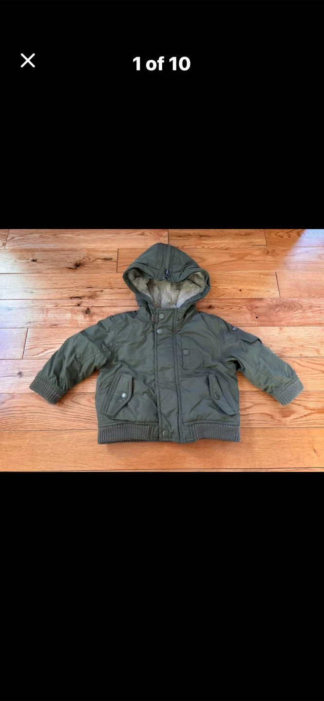 "Baby Gap" Toddler Boy Bomber Jacket-size 18-24 months