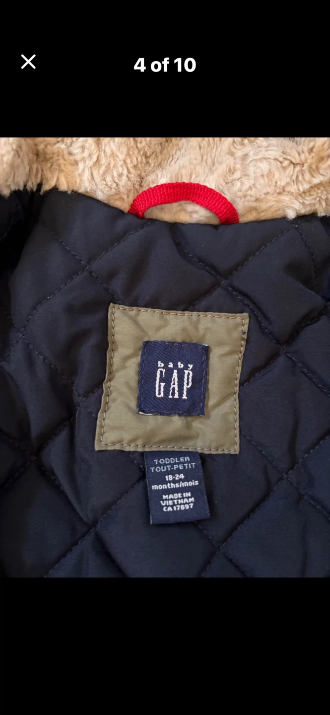 "Baby Gap" Toddler Boy Bomber Jacket-size 18-24 months - photo 4