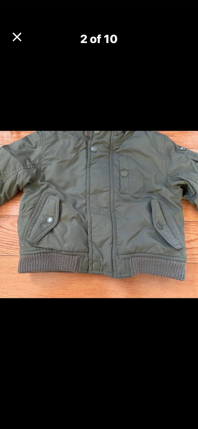 "Baby Gap" Toddler Boy Bomber Jacket-size 18-24 months - photo 2