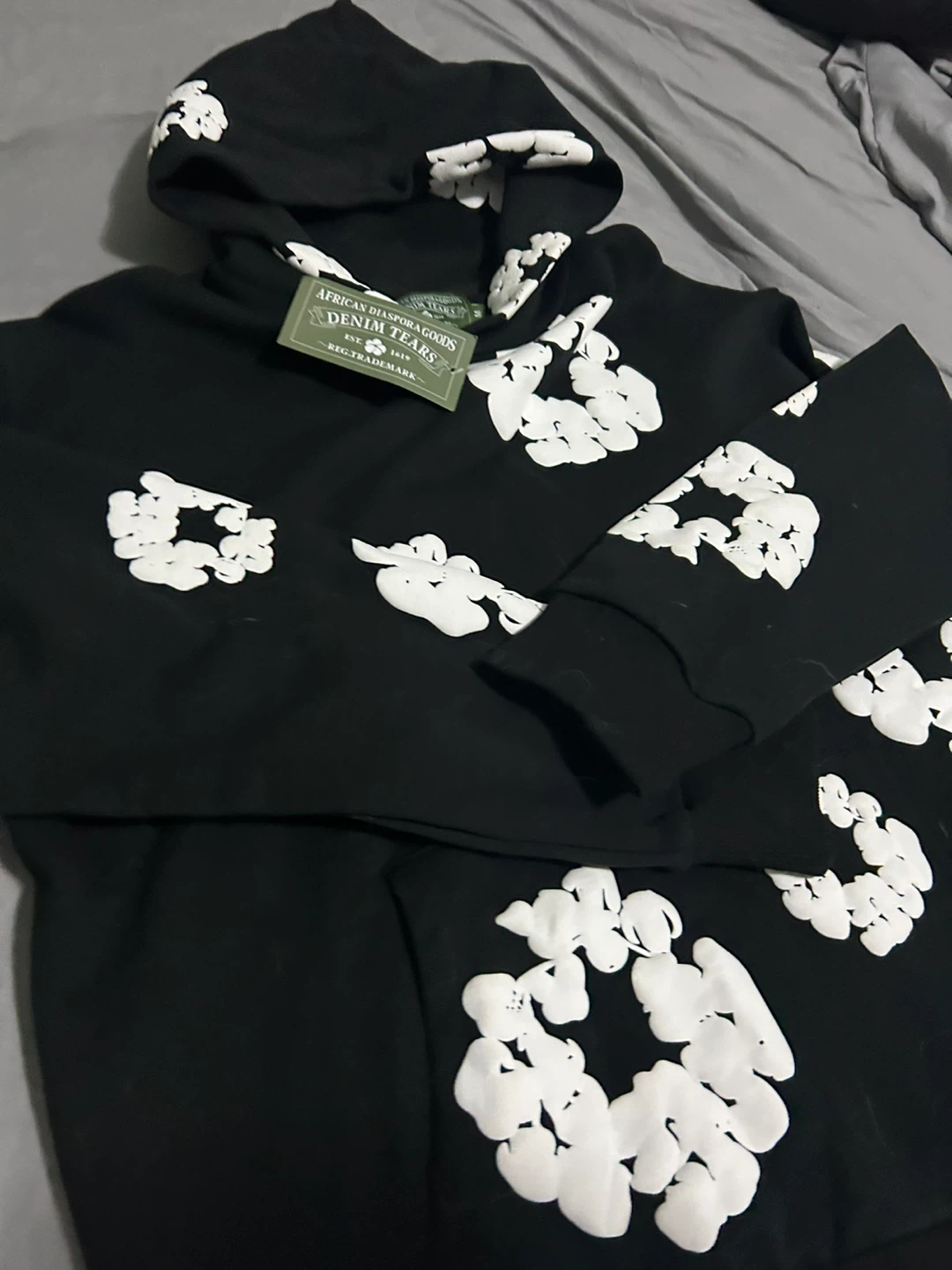 Denim Tears Black Hoodie - photo 3