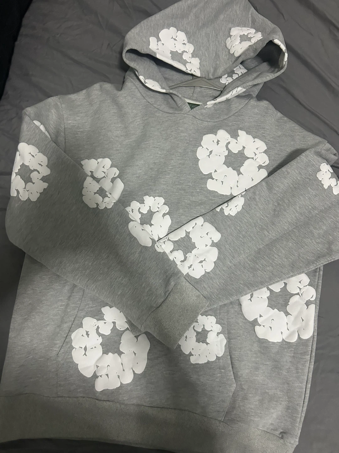 African Denim Tears Gray Hoodie