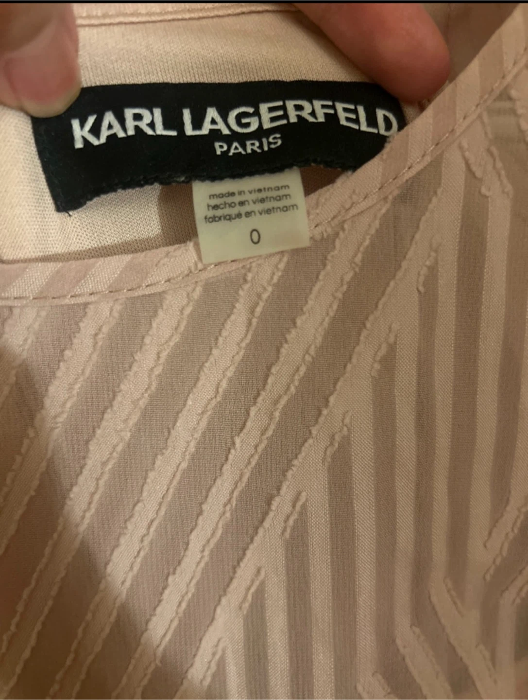 Karl Lagerfeld Paris Pink Dress - Size XS - photo 2