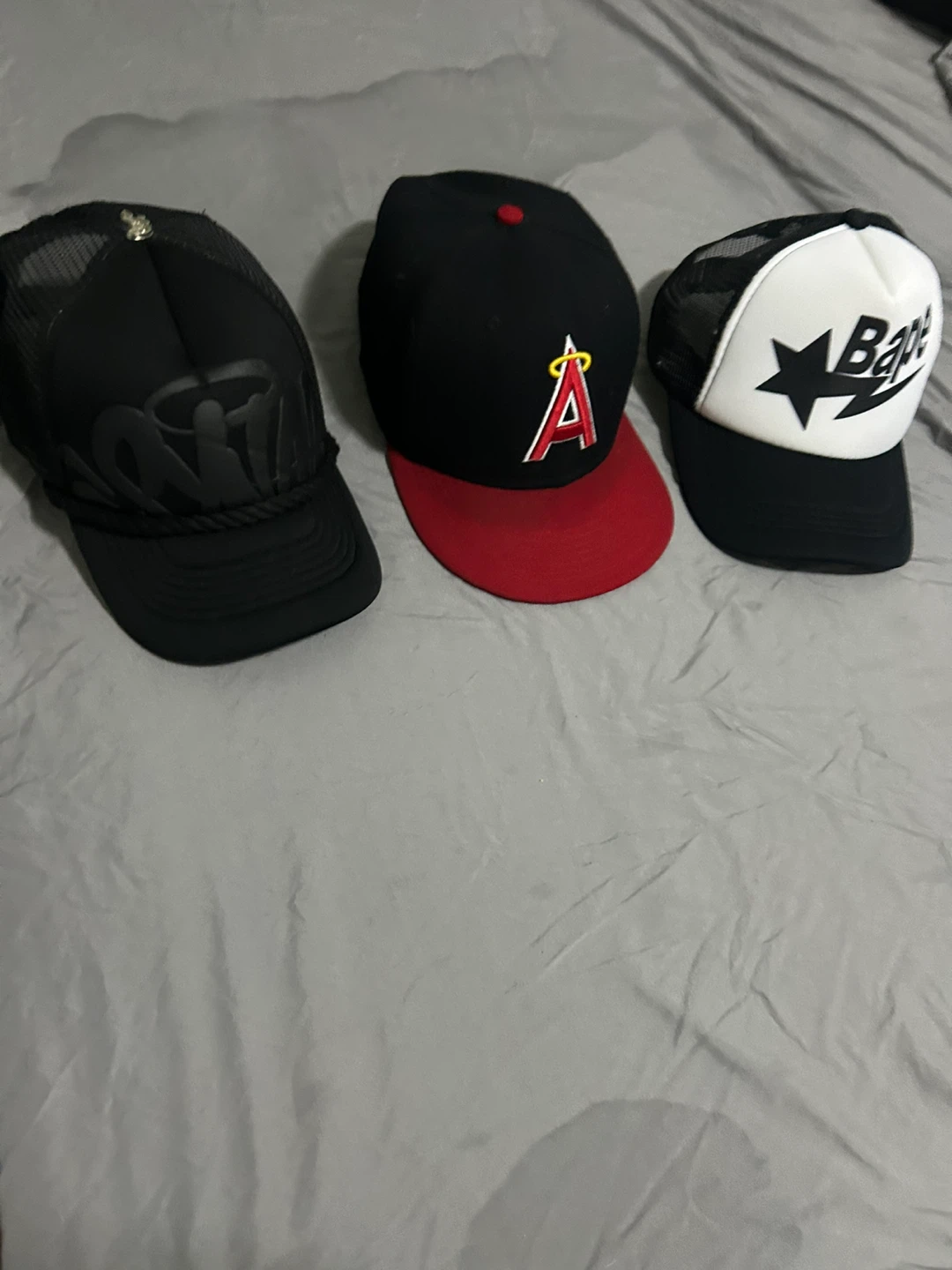 Baseball Caps: Bape, Angels, Black - photo 4