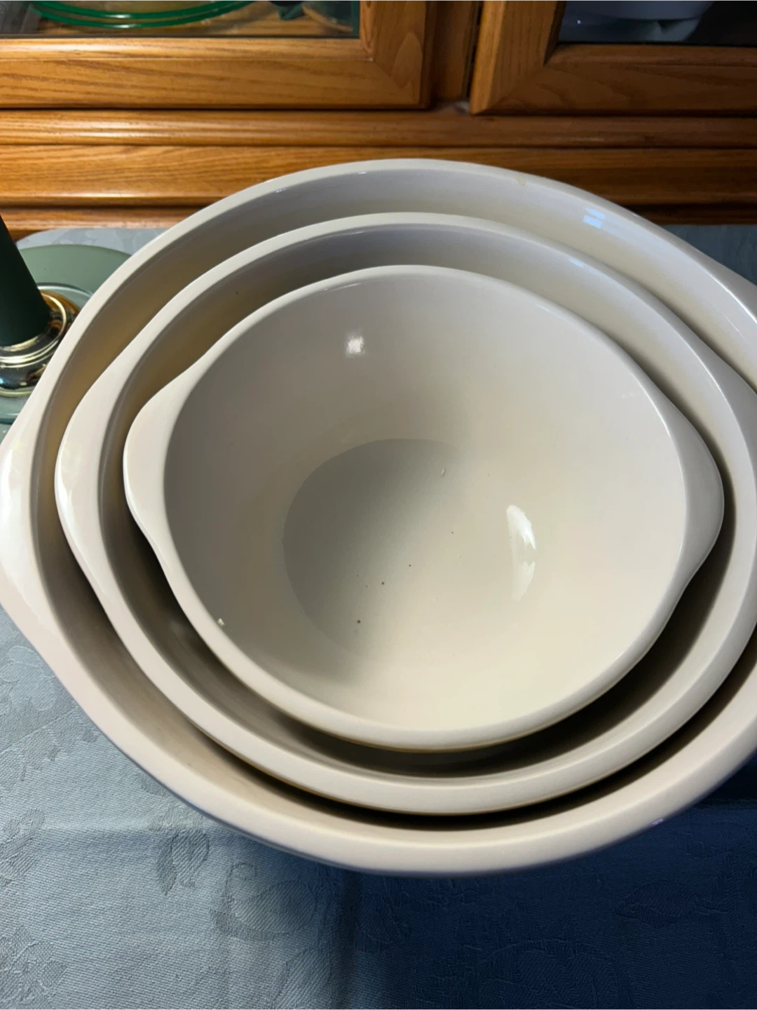 Vintage Ovenware Mixing Bowls - Set of 3 - photo 2