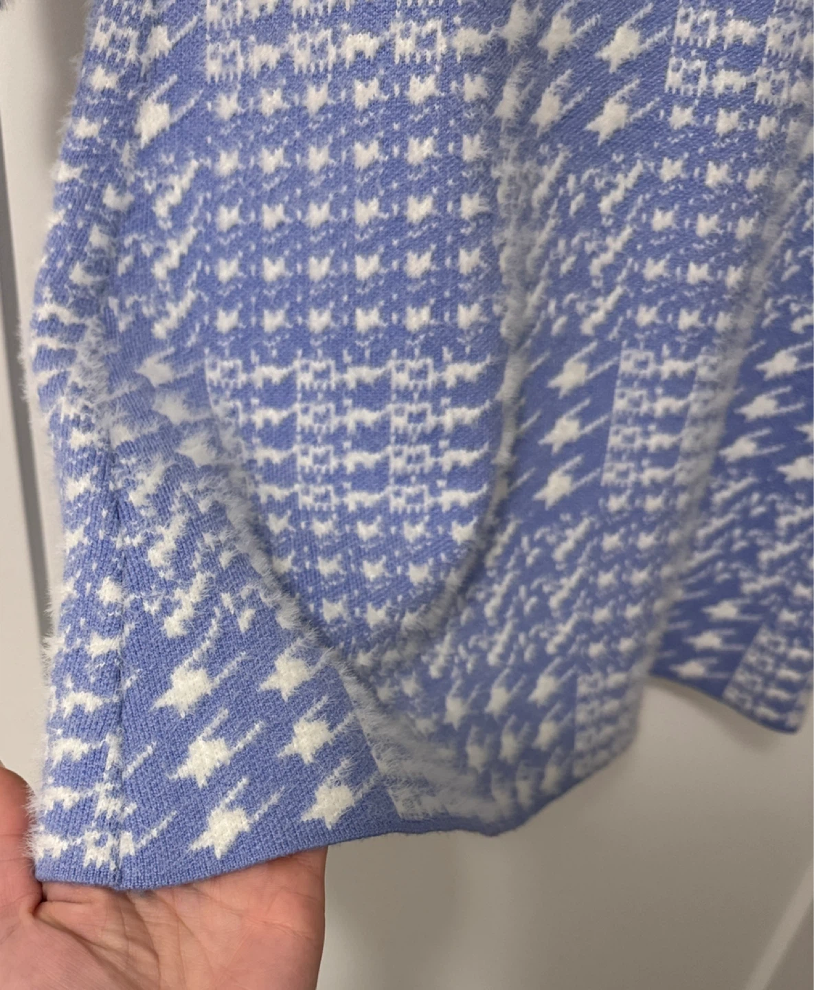 Cardigan & Dress Set - Blue/White - photo 2