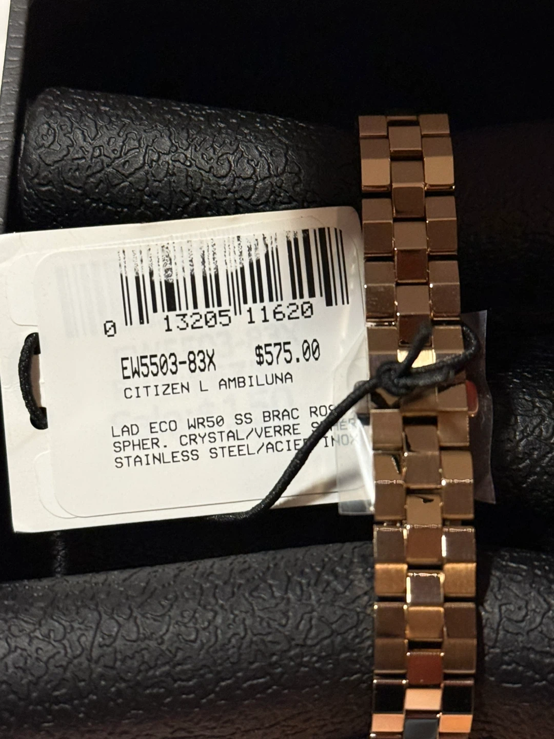 Citizen L Ambiluna Eco-Drive Rose Gold Watch EW5503-83X - photo 3