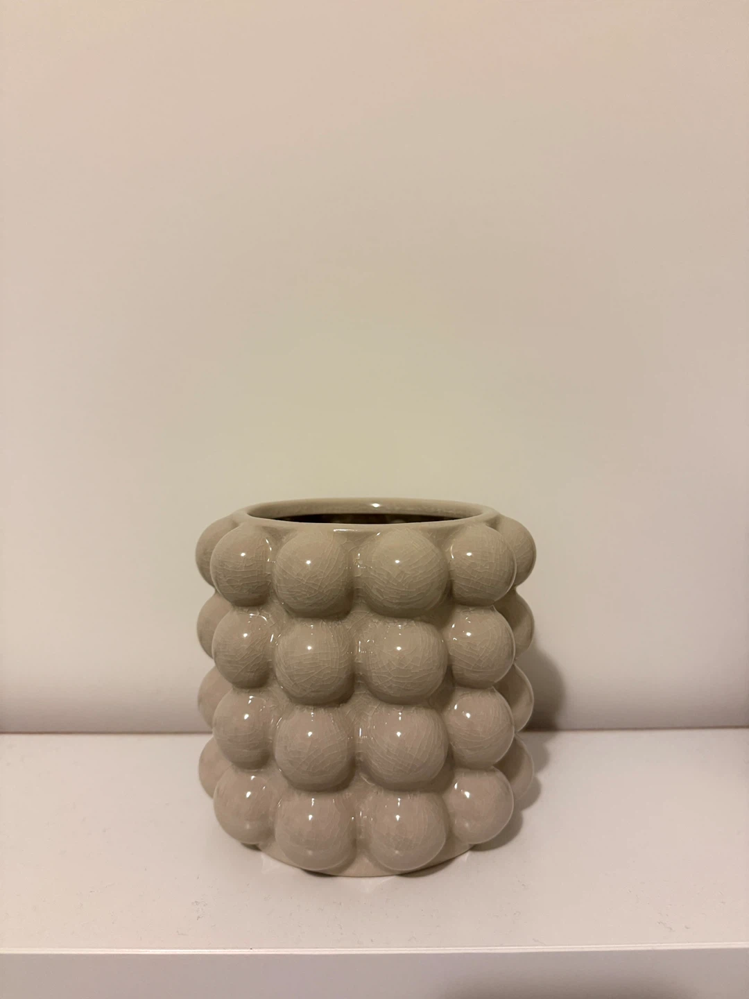 H&M Home Beige Bubble Vase - photo 2