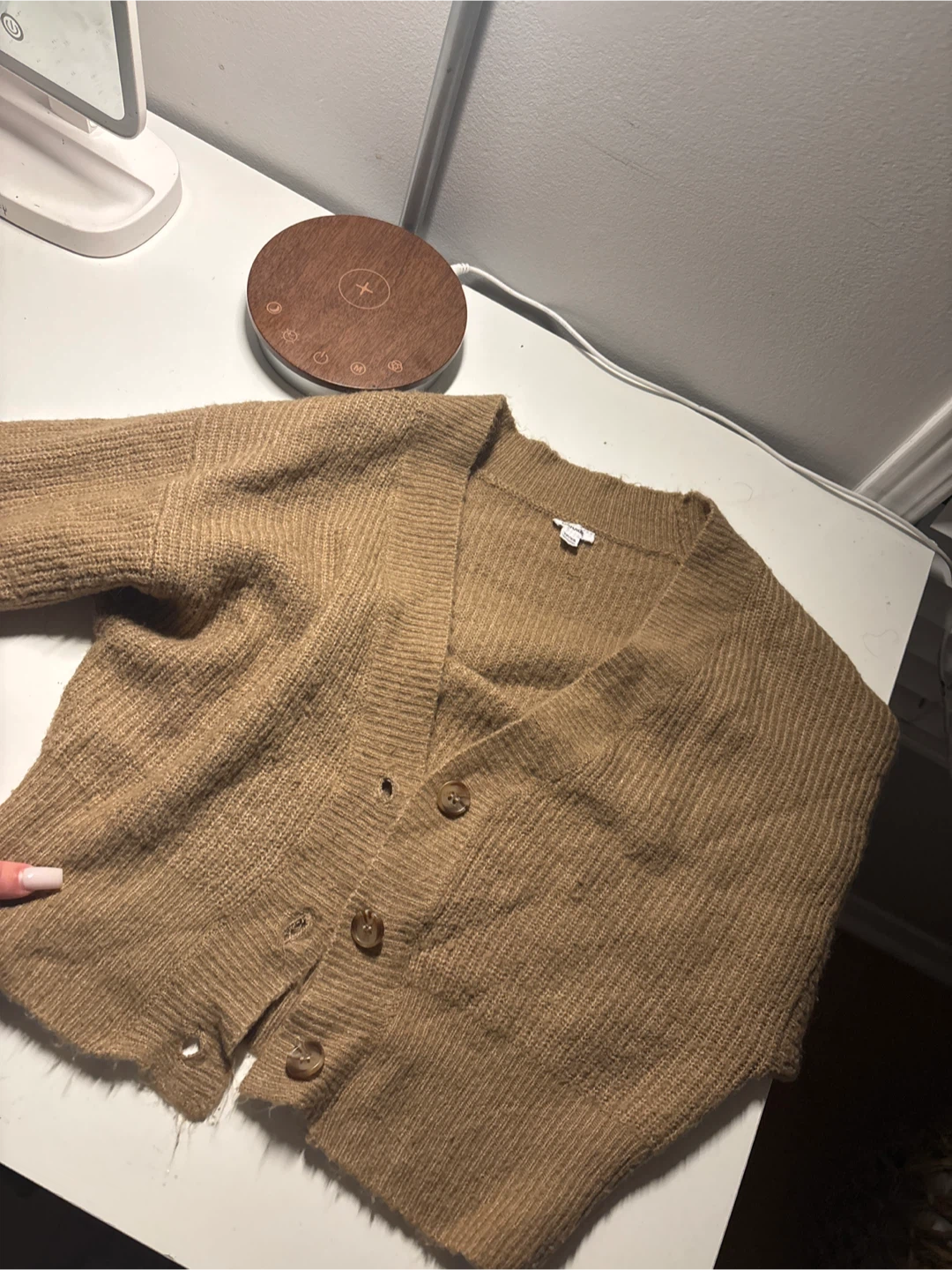 Tan garage Cardigan - Size xSmall