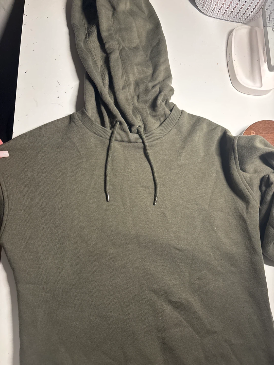 Olive Green Hoodie - photo 2