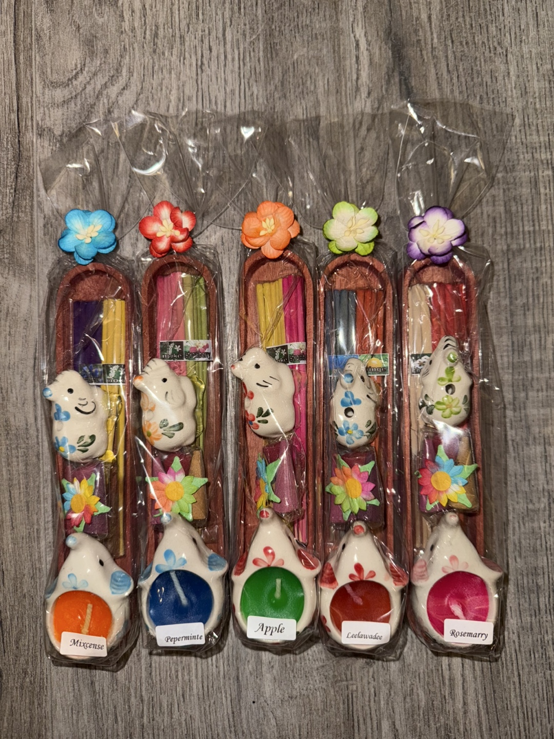 Make a Garden Incense Candle Set