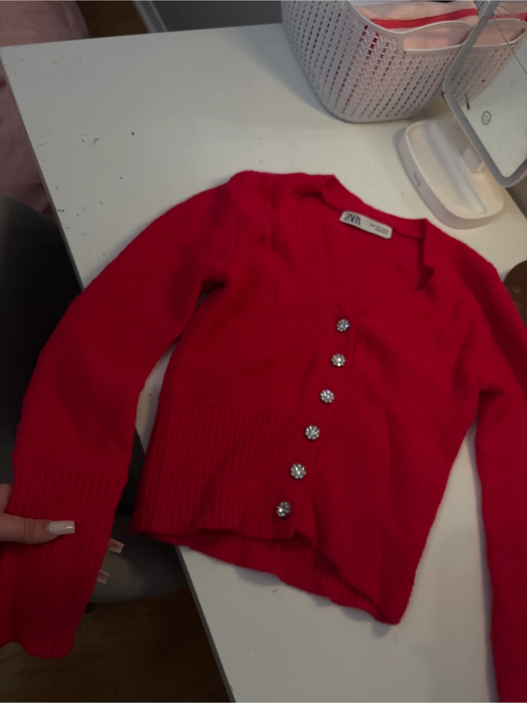 Zara Red Cardigan - Size S - photo 2