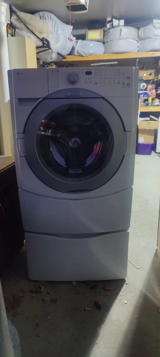 Laundry Washer and Dryer Set with Drawers