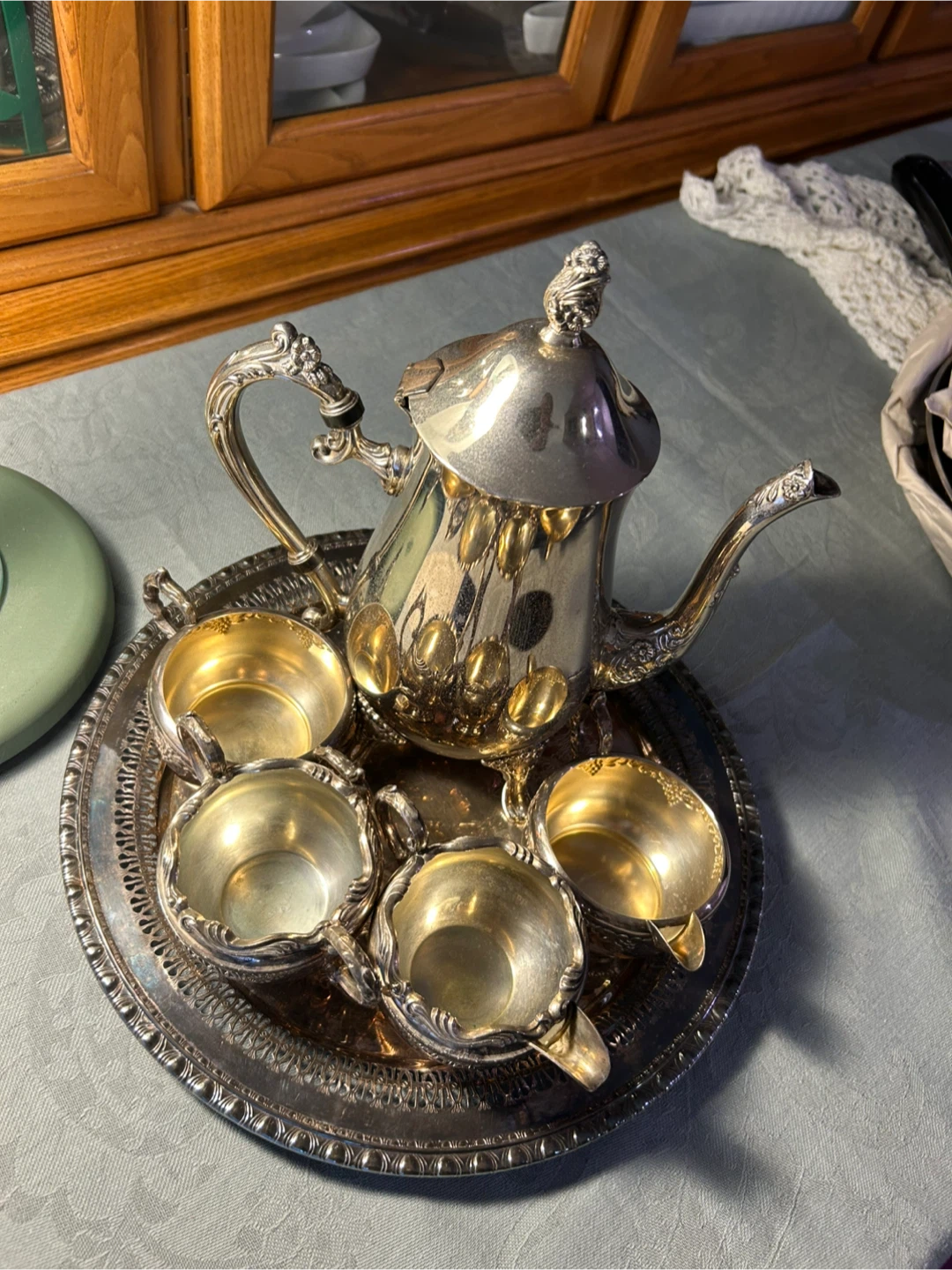 Vintage Silver Plated Tea Set