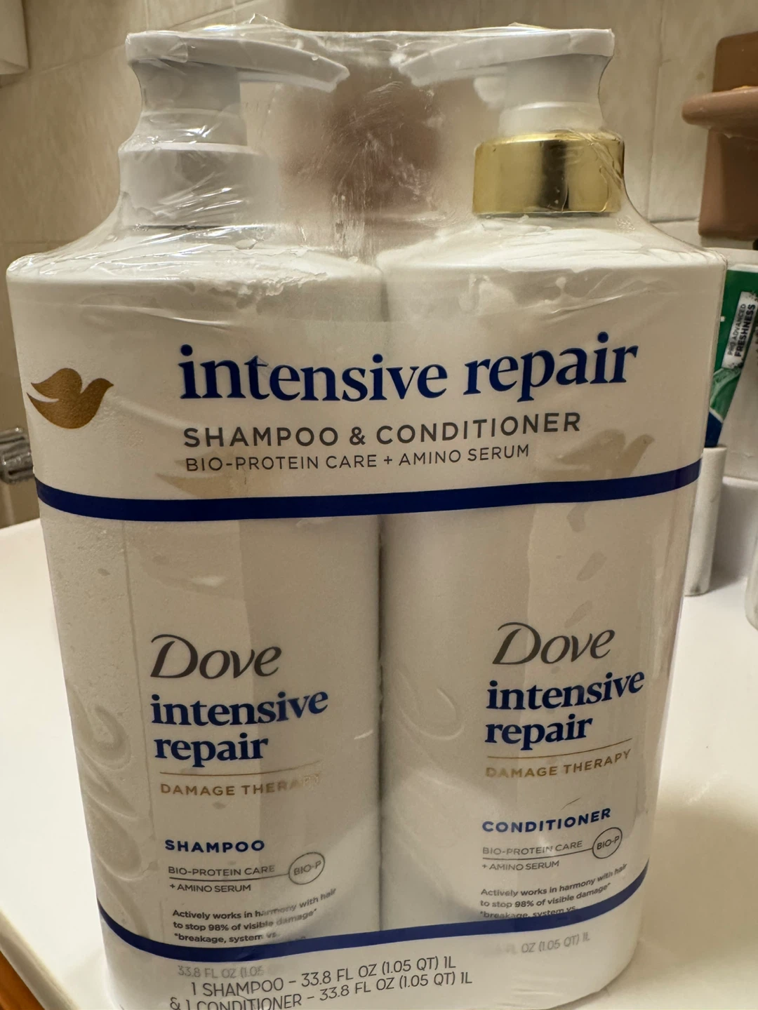 Dove Intensive Repair Shampoo & Conditioner Set