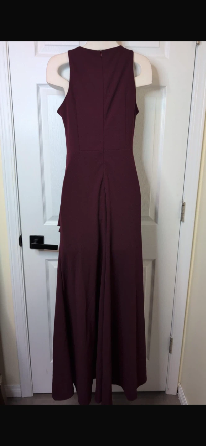 NEW! Woosea Burgundy Ruffle Evening Dress - photo 5