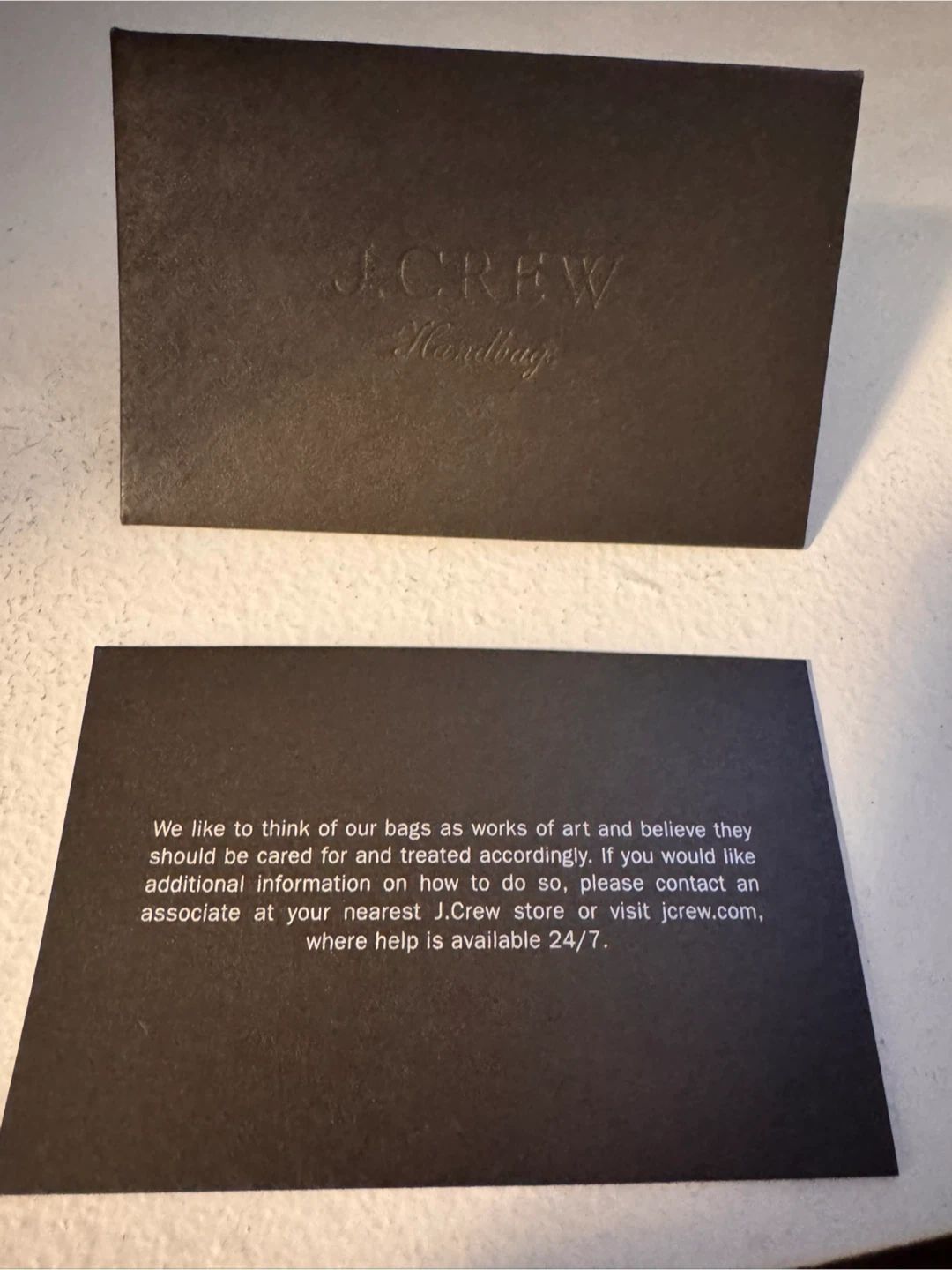 J.Crew Navy Blue Leather Tote Bag - New - photo 4