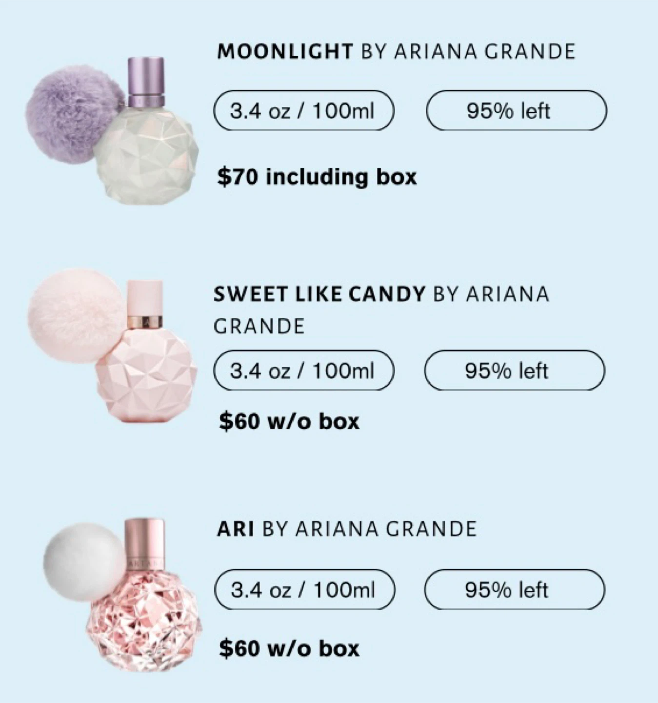Ariana Grande perfumes - READ DESCRIPTION - photo 2