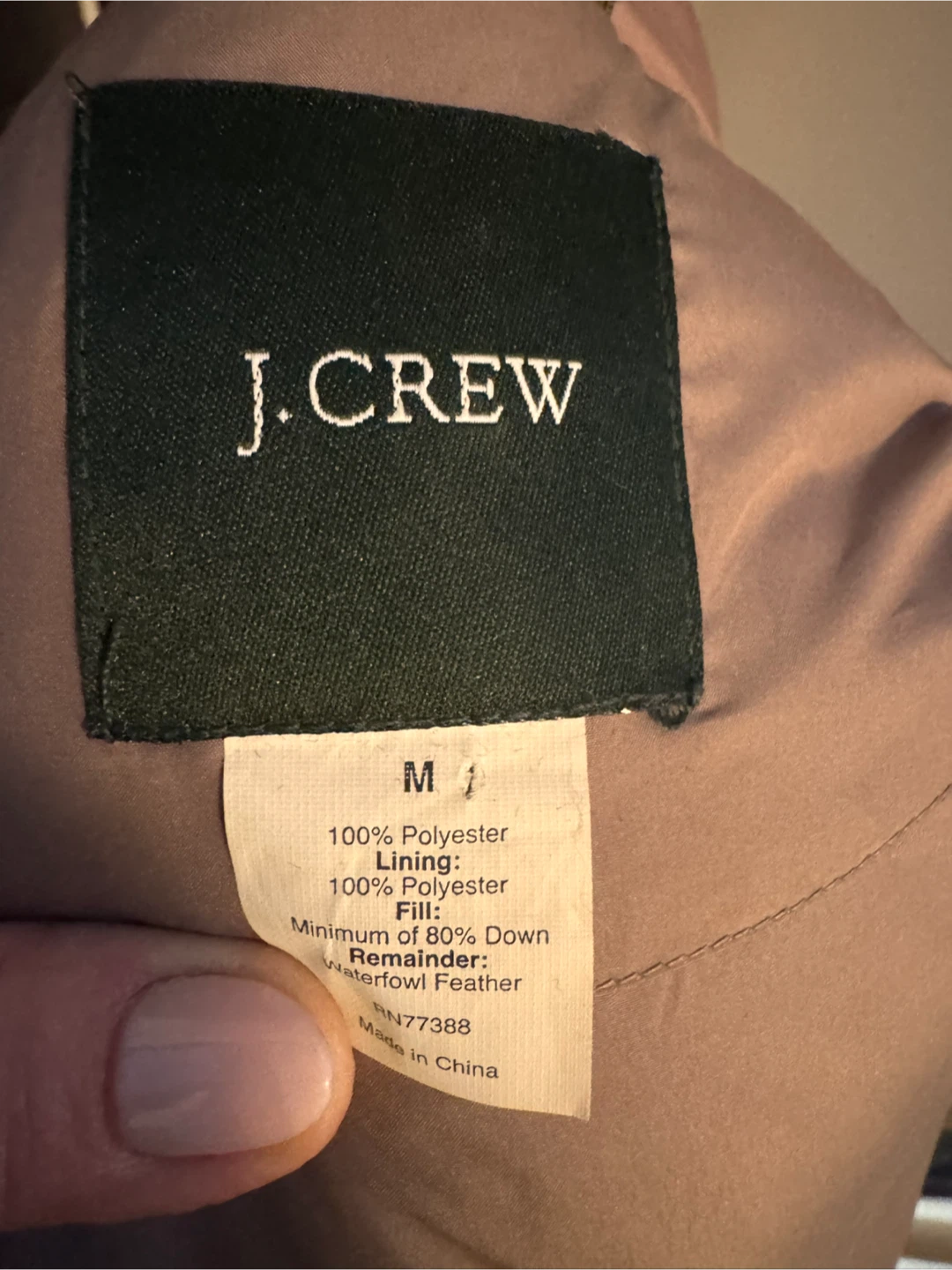 J.Crew Down Puffer Vest - Size M - photo 4