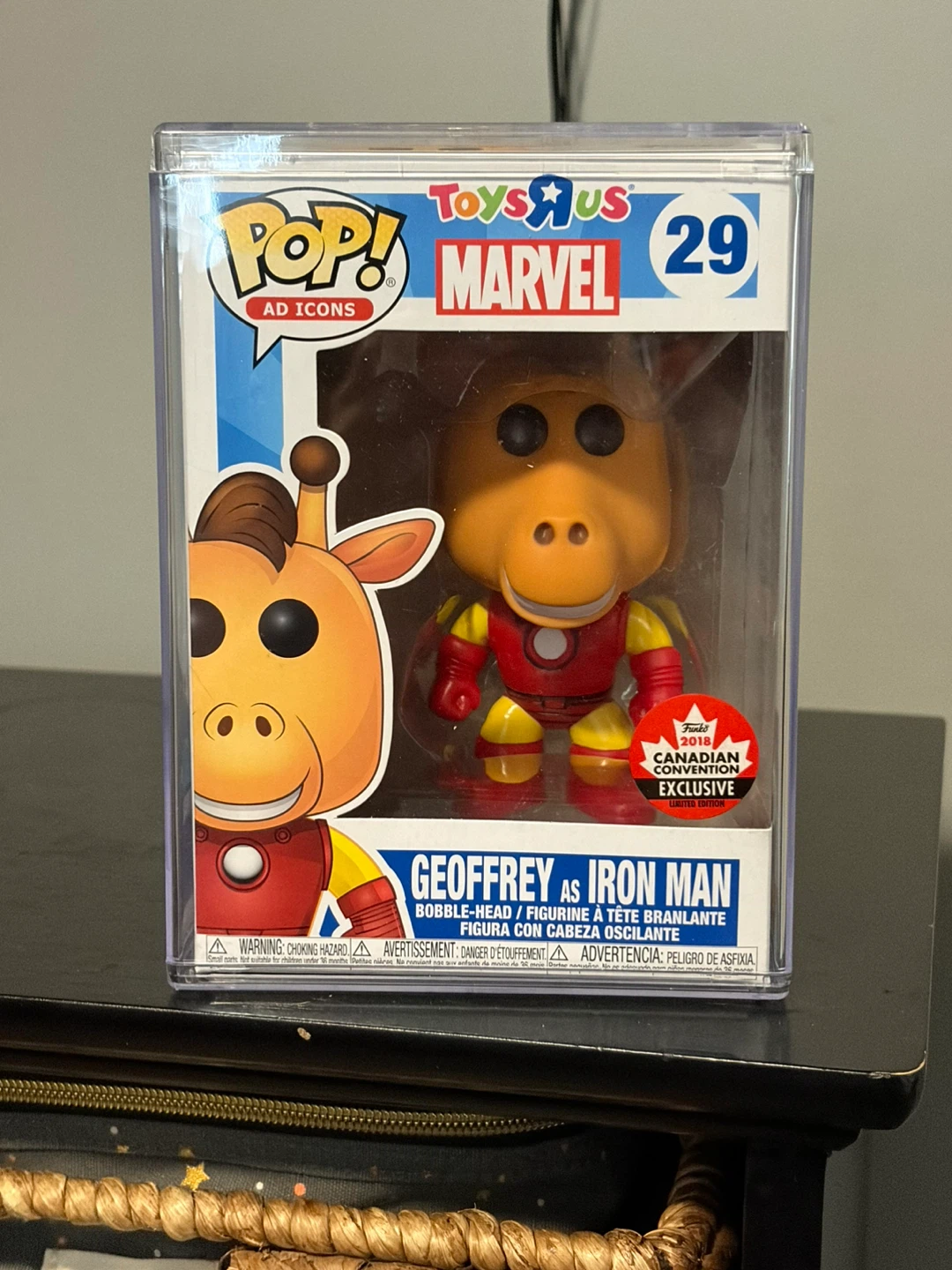 Funko Pop! Toys'R'Us Geoffrey as Iron Man #29