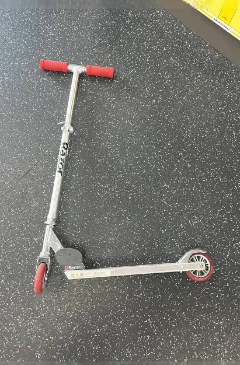 Razor Scooter - Silver with Red Accents