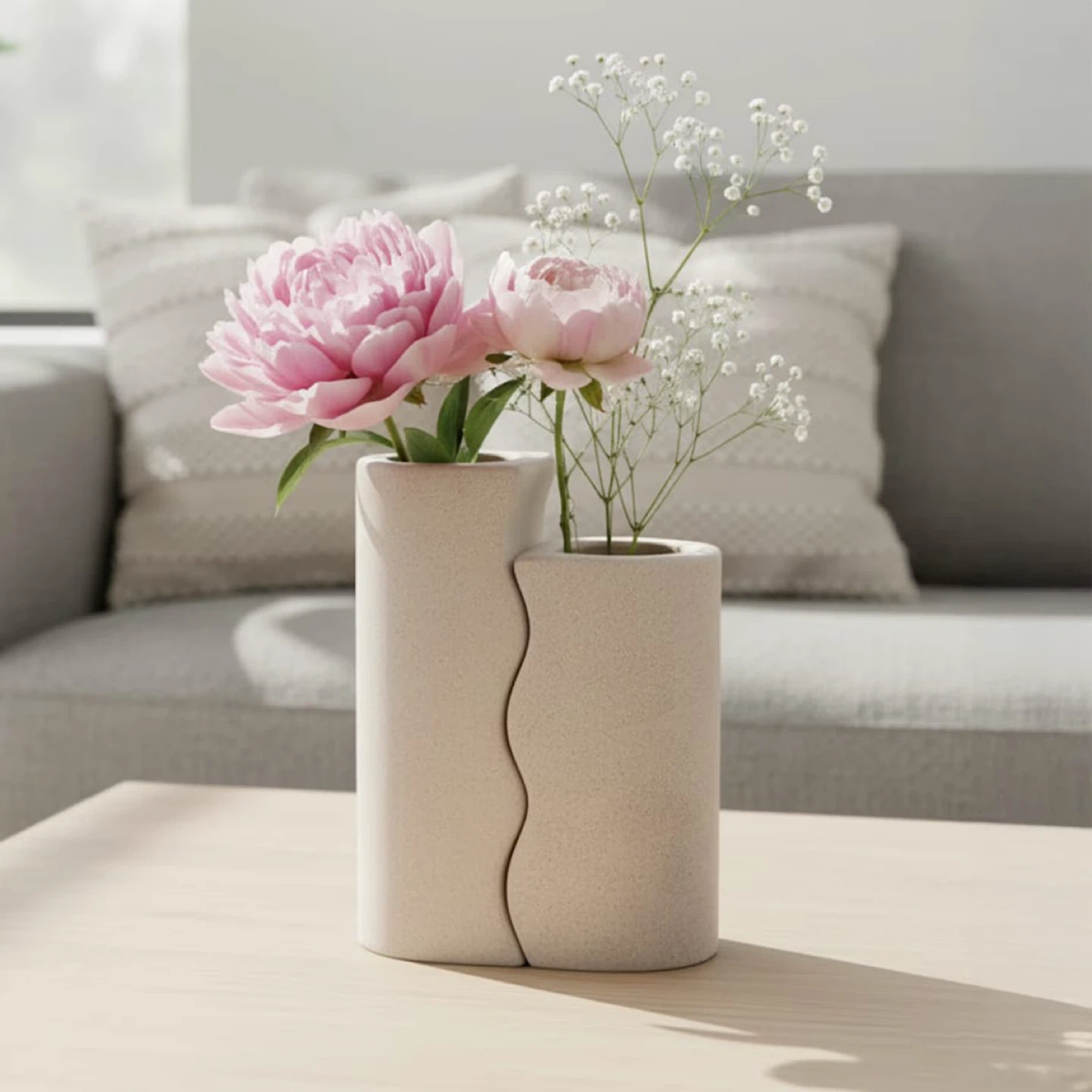 H&M Home Sandstone Vase - New in Package