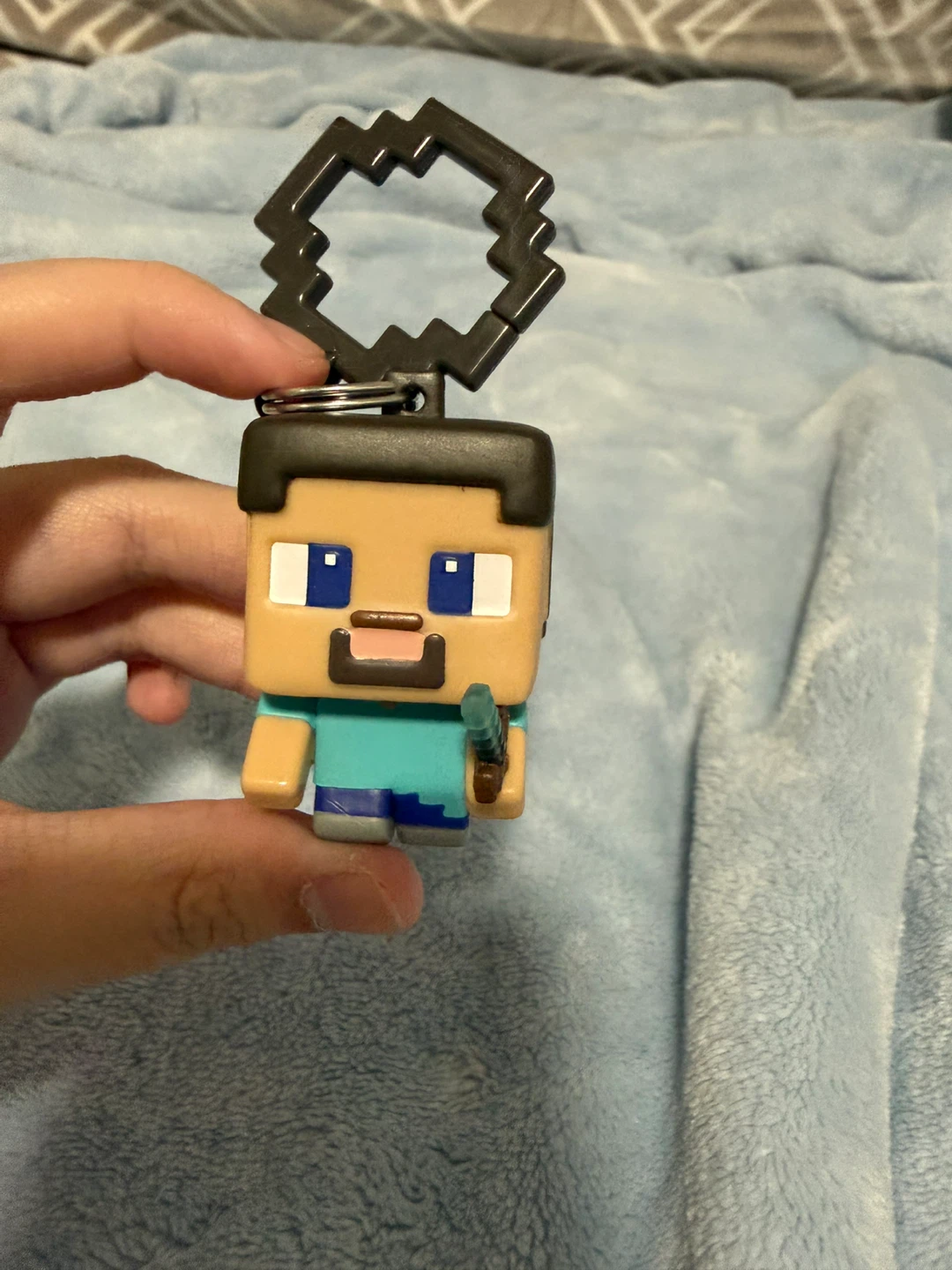 Minecraft steve keychain